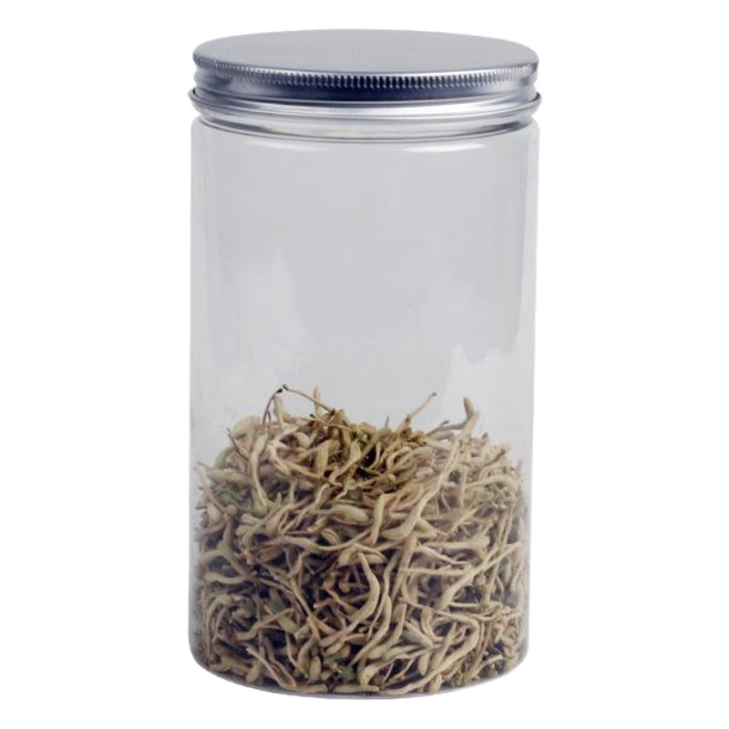 Spot 85*150mm aluminum chili sauce biscuits coarse cereals food cans pet transparent plastic cans scented tea cans