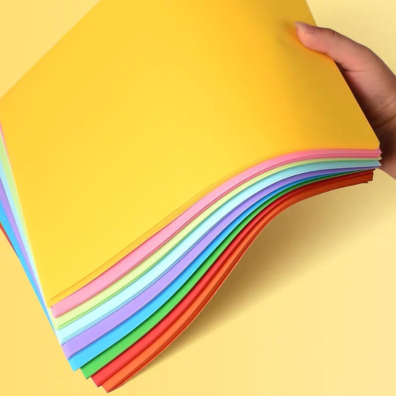 Picture of Wholesale color paper color copy paper printing paper a4 hand origami 70g color paper raw wood pulp multicolor optional