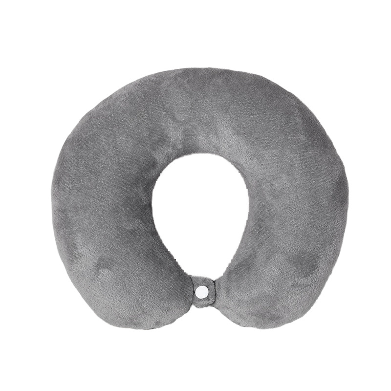 Picture of New PP cotton solid color U-shaped pillow headrest office nap pillow travel rest cervical pillow wholesale