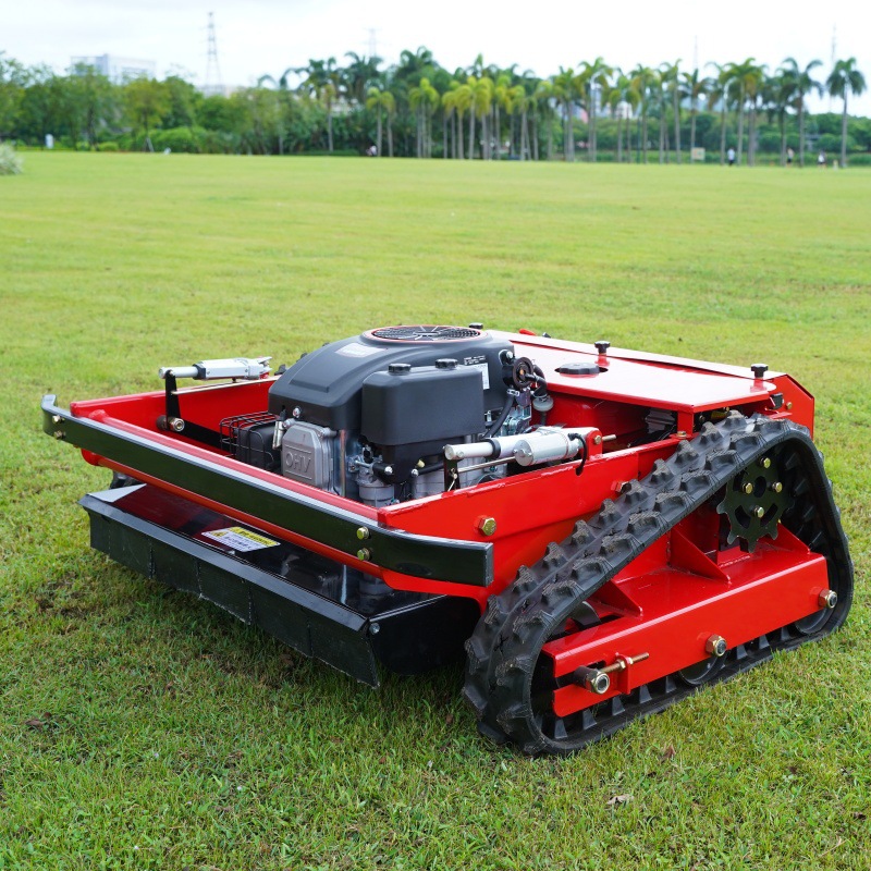 Source Manufacturer Crawler Lawn Trimmer Community Park Property Trimmer Remote Control Lawn Mower Outlet