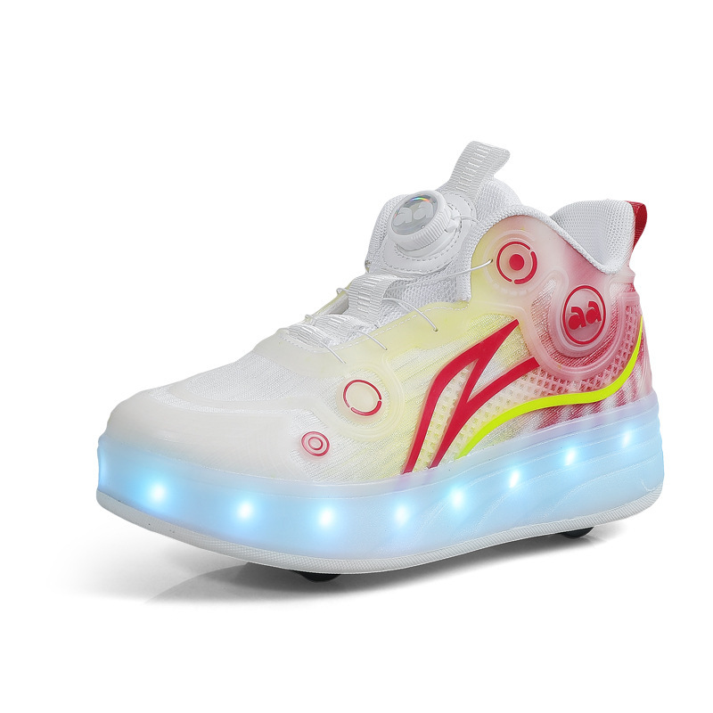 Picture of Roller Skates, Kidsren's New Heelys, Light Shoes, Rechargeable Boys' Roller Skates, Four-wheeled Shoes