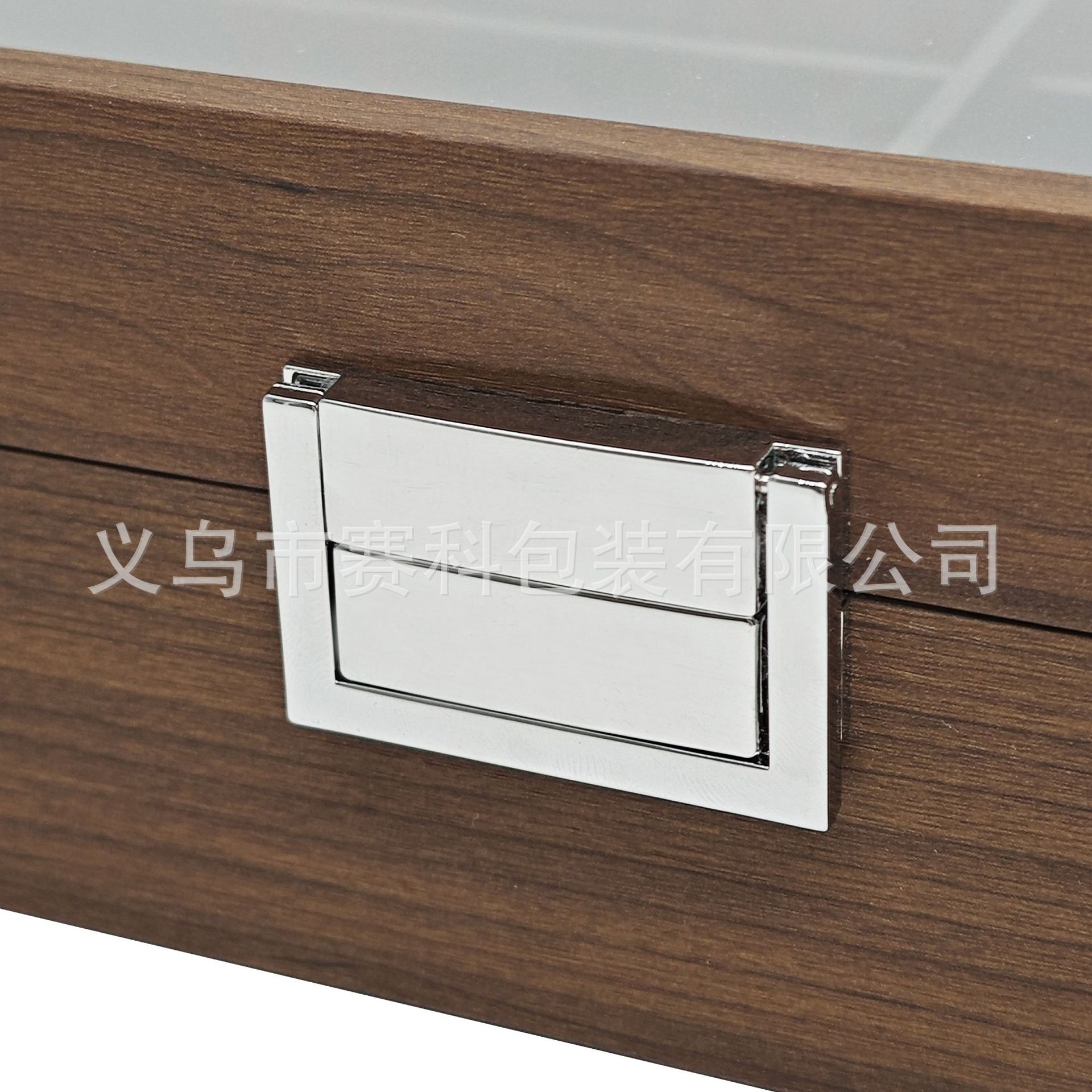Picture of in stock black walnut wood high-end 8-position glasses storage display box 8 sunglasses sunglasses storage box