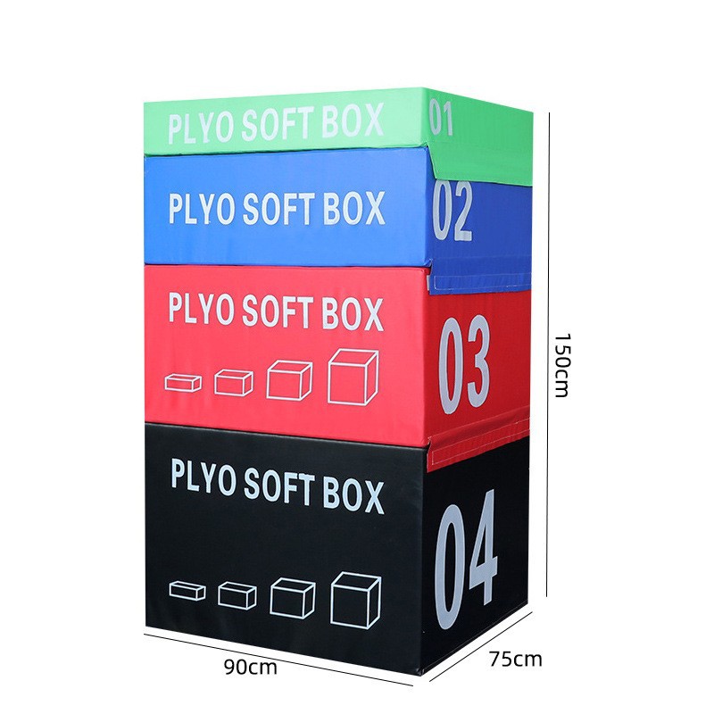 Picture of Jumping Box Soft Four-in-One Combination Jumping Box Fitness Jumping Box Children's Fitness Training Equipment Software Step Training