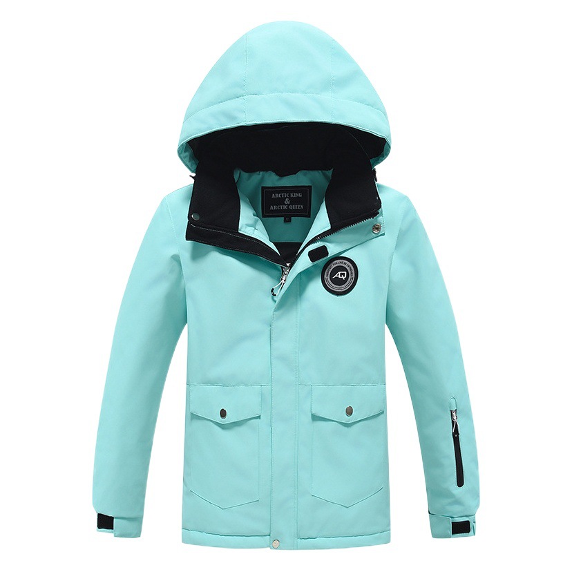 Children's Ski Suit for Boys and Girls Winter Outdoor Waterproof Warm Thickened Snowboard Double Ski Suit for Children