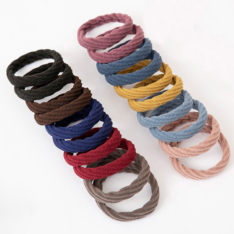 Picture of Single Wholesale Black Headband Hair Tie for Women Korean Style High Elasticity Does Not Hurt Hair Rubber Band High Ponytail Baby Hair Accessories