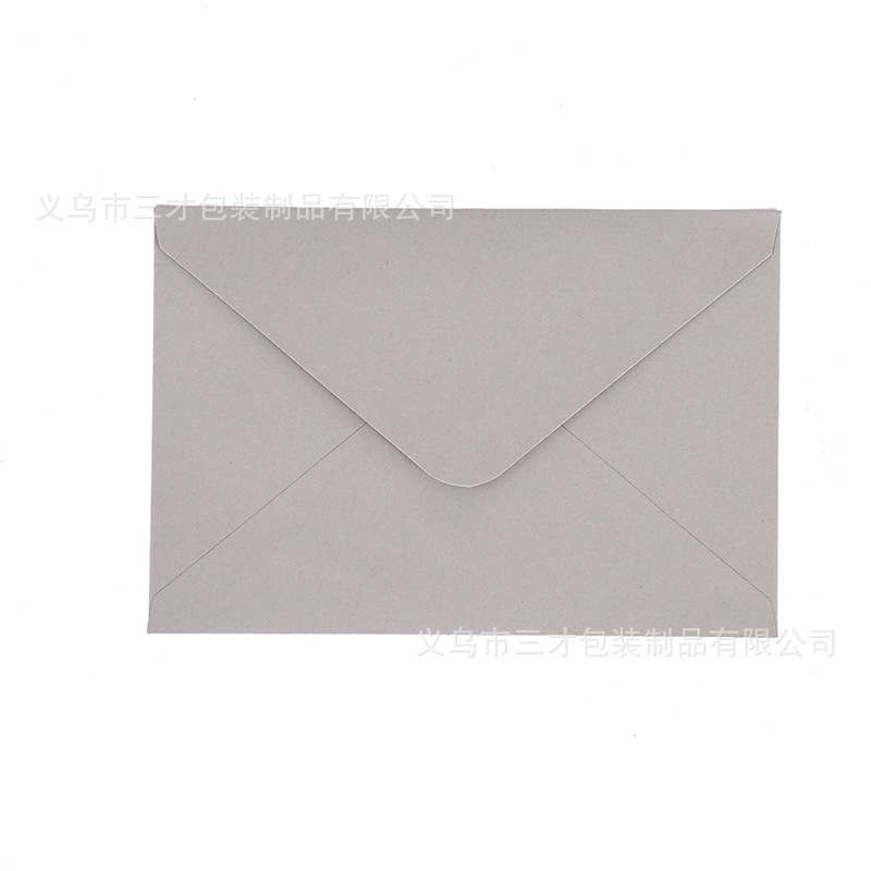 Picture of In stock wholesale solid color European color double adhesive paper Western envelope Kraft paper black Kali seal cross-border Amazon