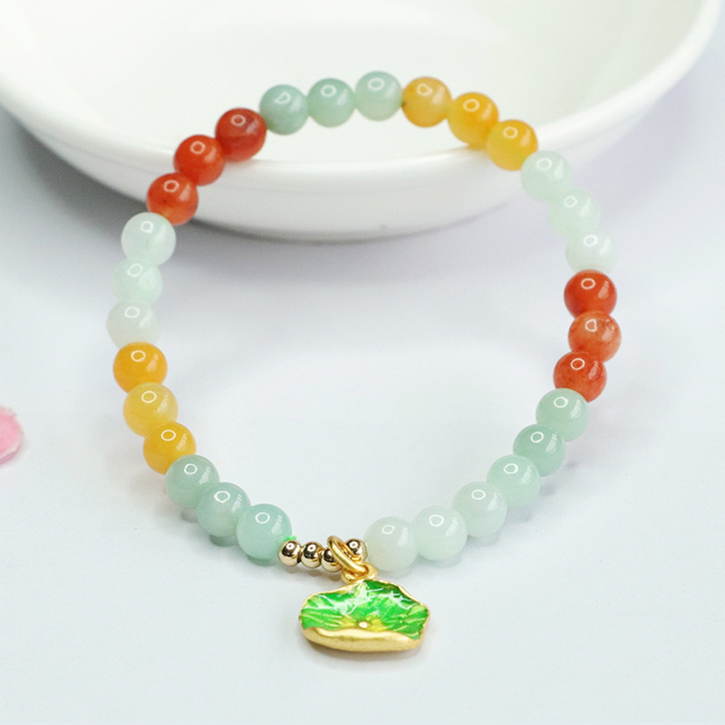 Picture of Yuyu natural jade bracelet gold jade color bracelet national tide jewelry factory wholesale generation FC3120806