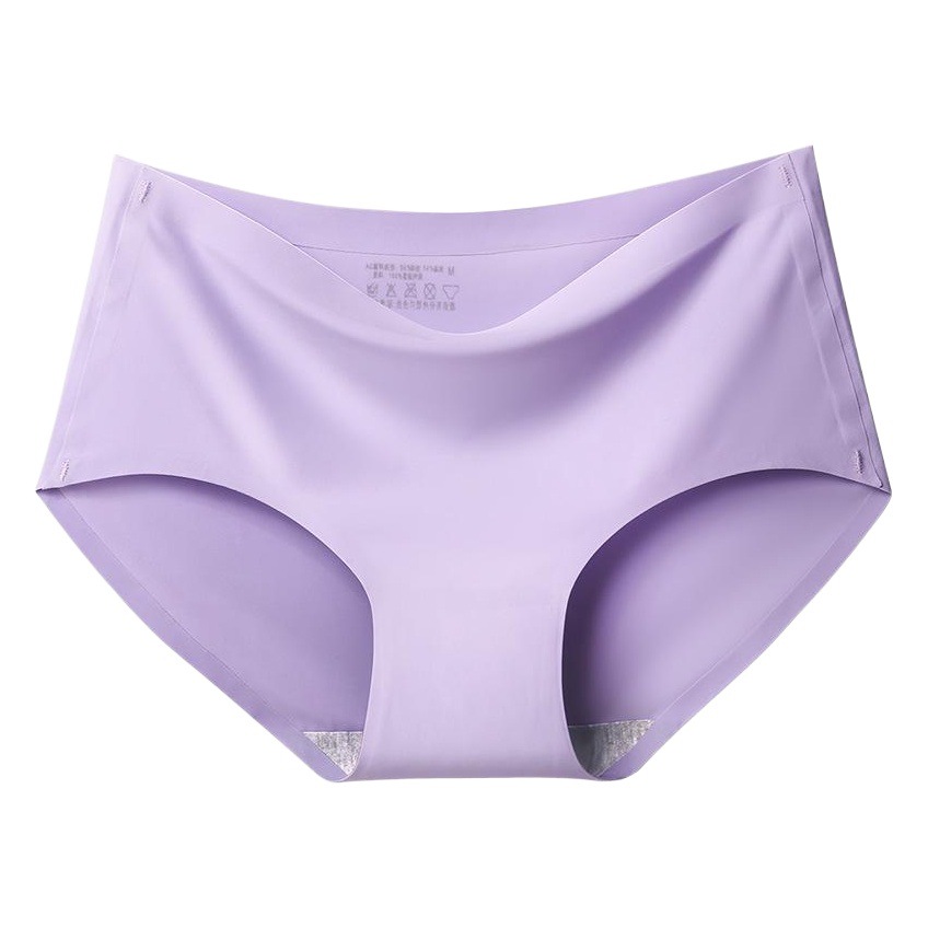 810 Seamless Underwear Women's One Piece Mid-Waist Women's Sexy Plaid Breathable Briefs
