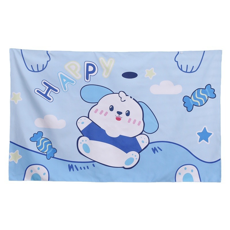 Picture of Children's Bath Towel, Double-Sided Velvet Beach Towel, Water-Absorbent, Quick-Drying, Portable Buckle Cartoon Cute Cloak, Warm, Soft and Comfortable