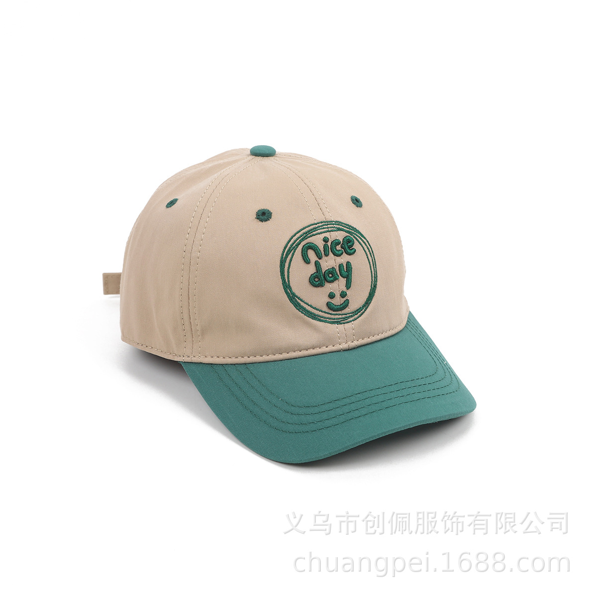 Picture of Chuangpei children's cap spring and summer handsome cap Macaron color matching children's baseball cap can be customized logo