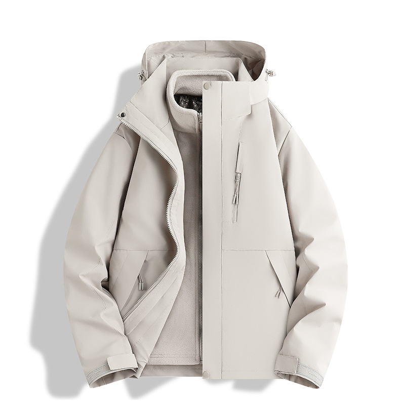 Picture of 2025 New Men's Graphene Liner Rush Clothes Three-in-One Removable Warm fleece-lined Thickened Women's Mountaineering Clothes Trendy
