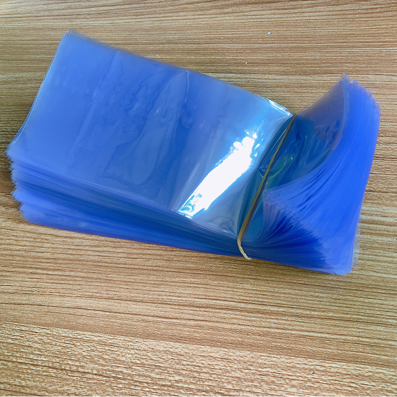 Manufacturers supply PVC two-headed double-headed shrink film Tea cosmetics and other box plastic packaging bags
