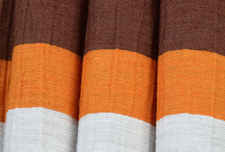 Picture of Nylon monofilament gold and silver silk nylon hemp horizontal stripe yarn-dyed fabric women's clothing fabric