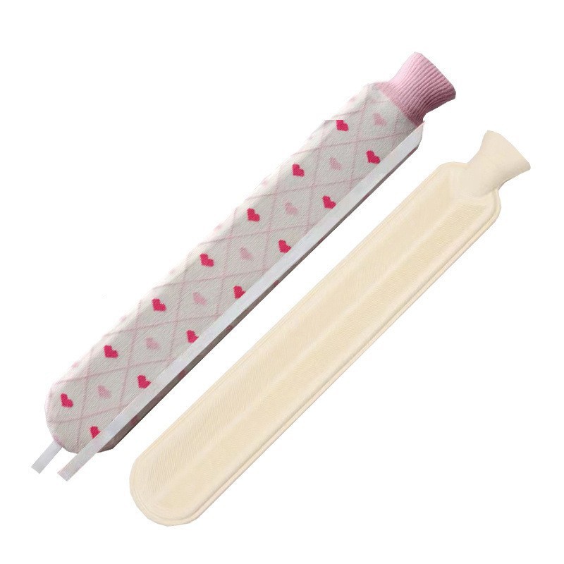 Picture of Belt hot compress warm hand water bag warm shoulder neck plush rubber hot water bag Flushing strip warm hand treasure spot wholesale