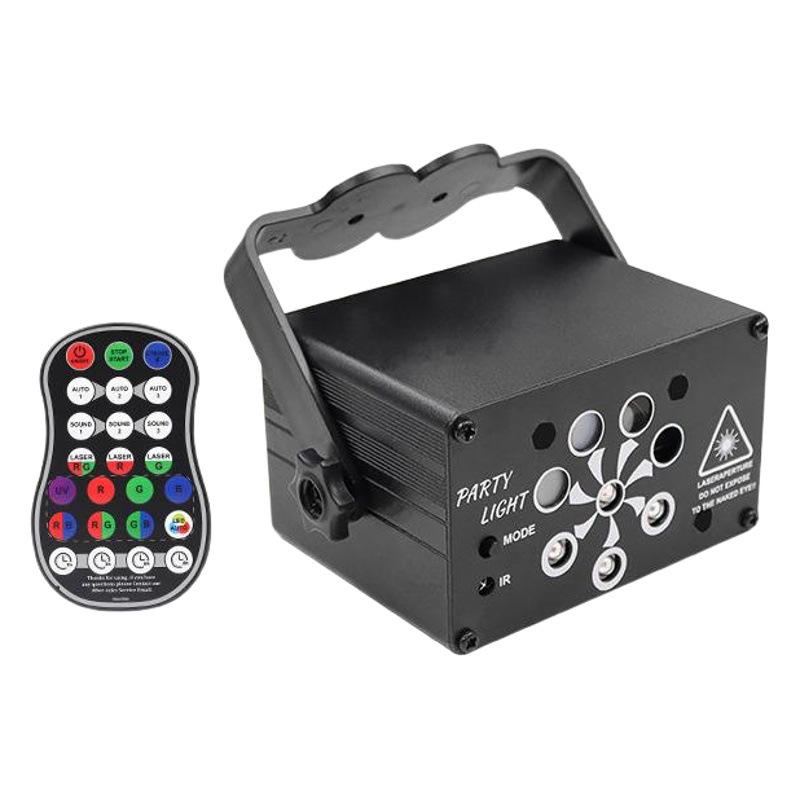 Amazon new mini laser light colorful usb atmosphere starry sky projection lamp Christmas ktv disco stage lighting