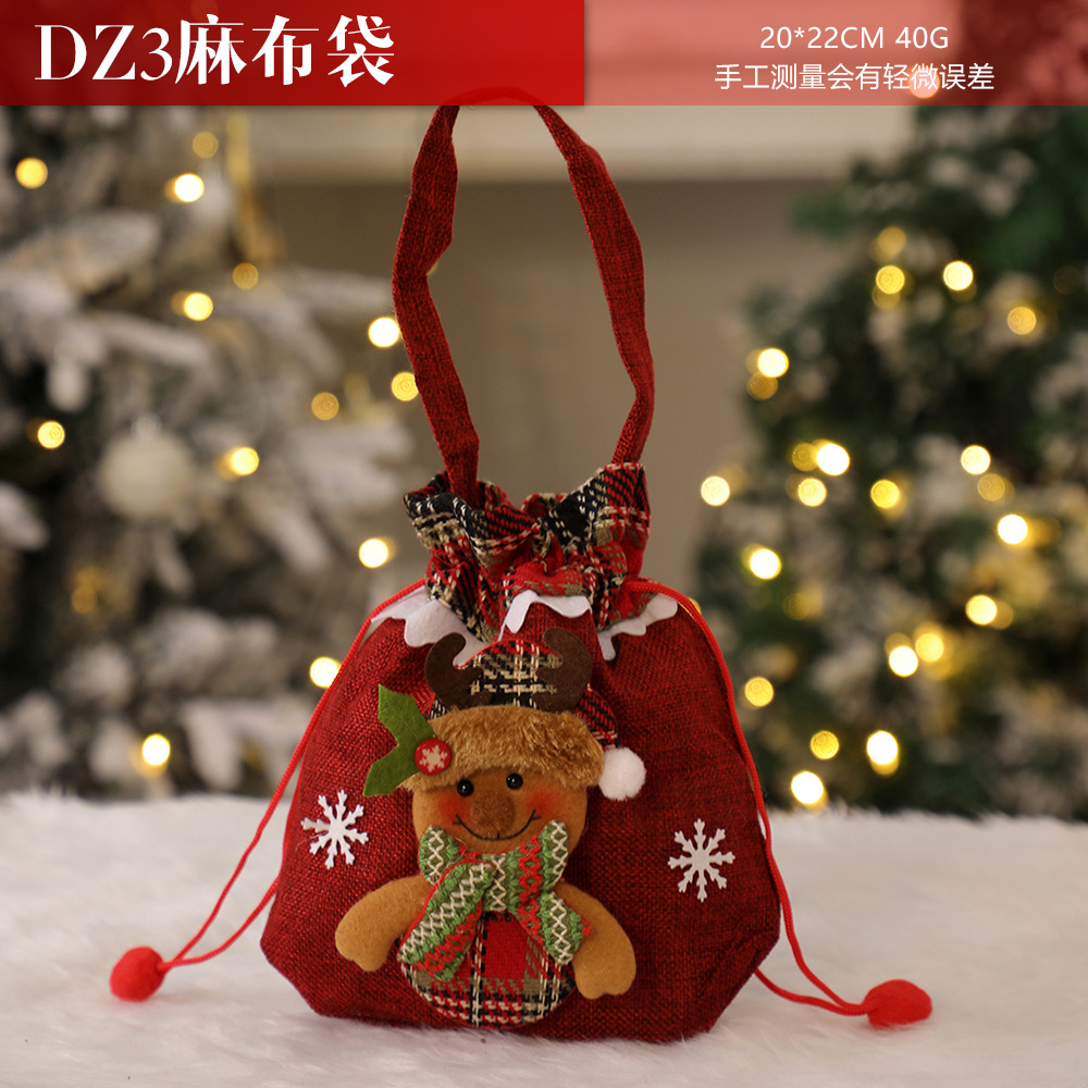 Picture of Christmas Gift Apple Bag Handbag Adult Children Children Christmas Gift Decoration High-end Gift Bag