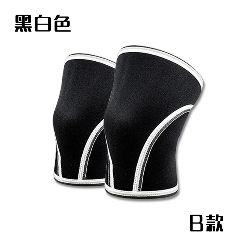 Picture of Thickened Diving Material 7mm Knee Pads Weightlifting Squat Strength Training Hercules Neoprene Knee Pads Elastic