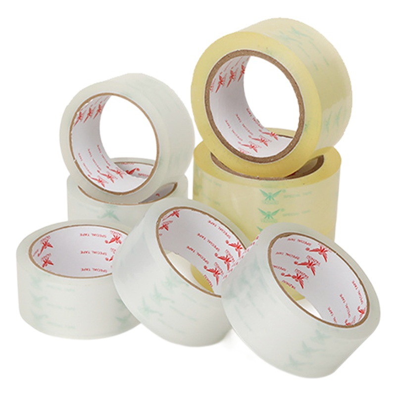 Super transparent tape mute bubble-free sealing tape express packing silent tape box tape paper wholesale