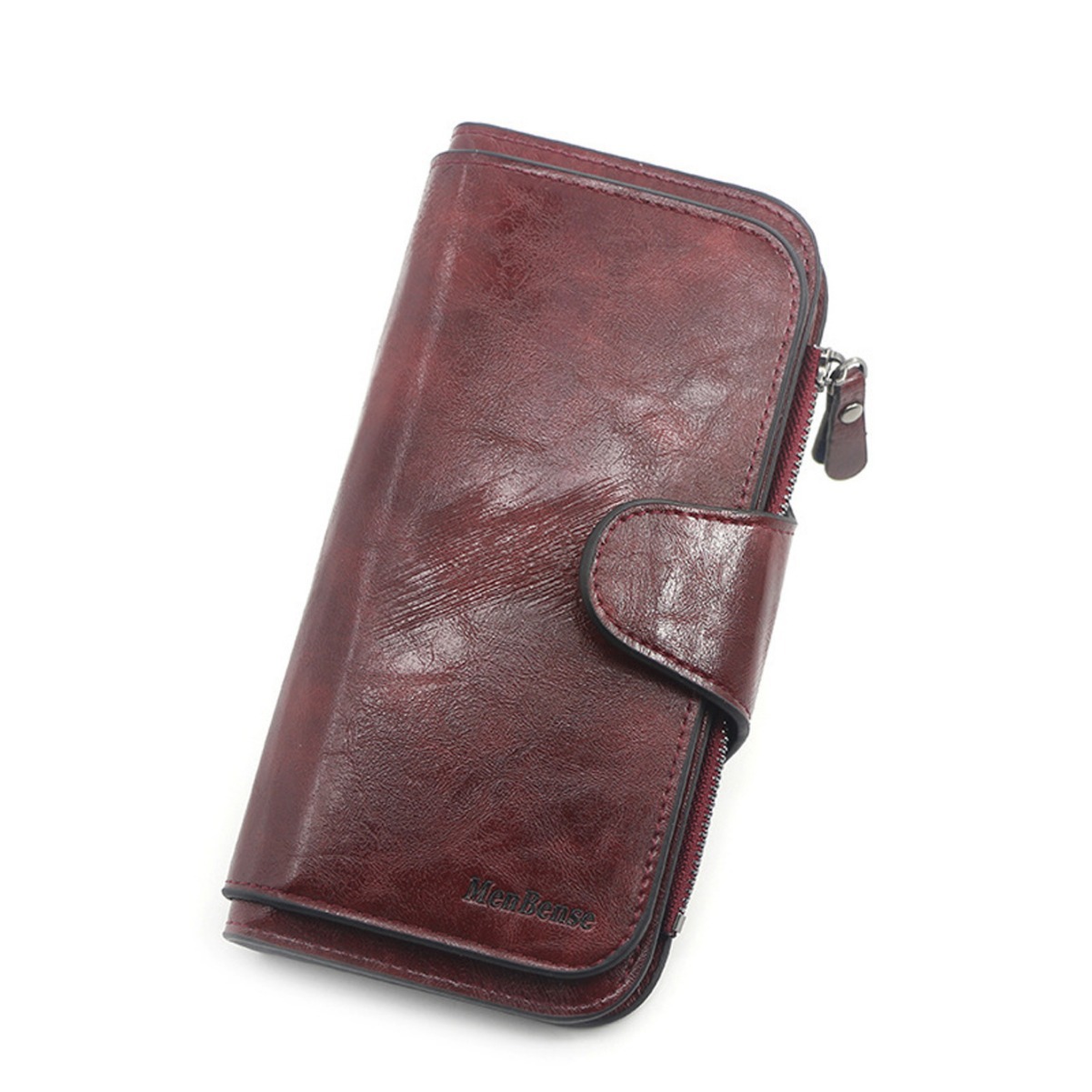 Trendy Wallet Women's Long Multi-Card Zipper Buckle Wallet Fashionable Small Fresh Change Women's Bag Korean Hand Holder
