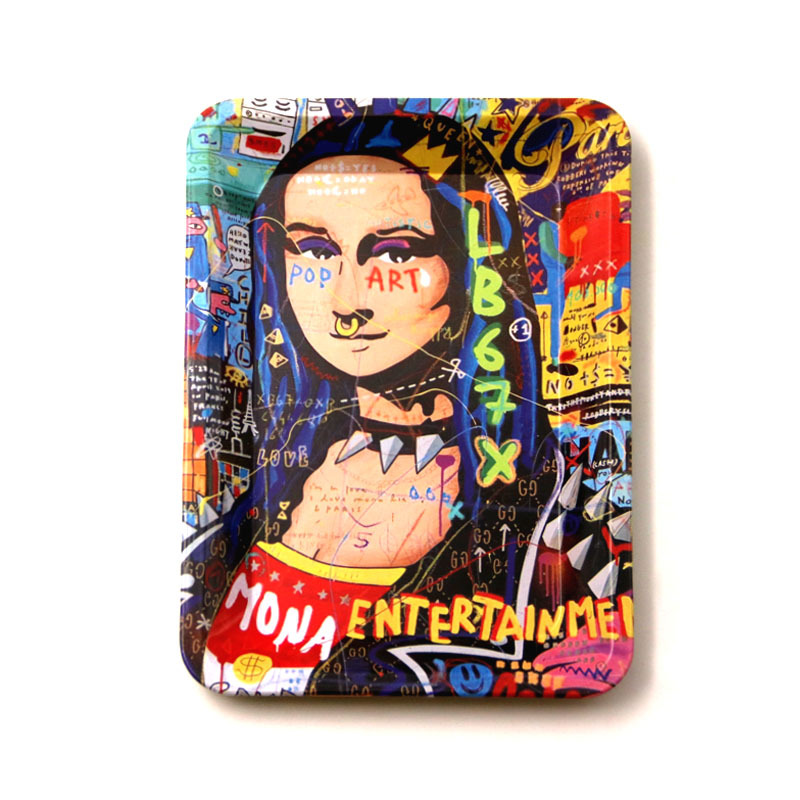 Picture of 180*125mm Tinplate Cigarette Tray, Small Cigarette Tray, Metal Iron Tray Tray, Tobacco Wire Operation Tray, Smoking Tray