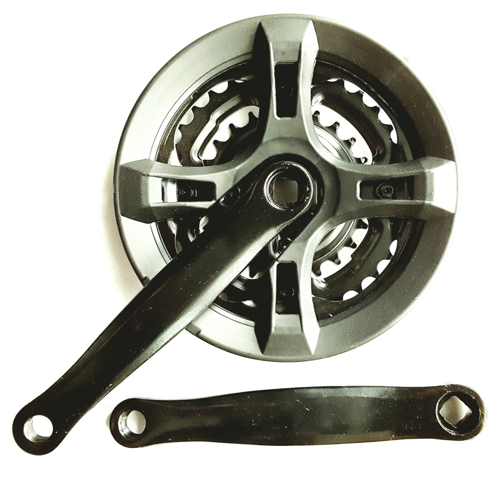Mountain bike tooth plate large tooth plate widened crank bicycle accessories wheel plate plastic 3 32T/42T/48T wholesale
