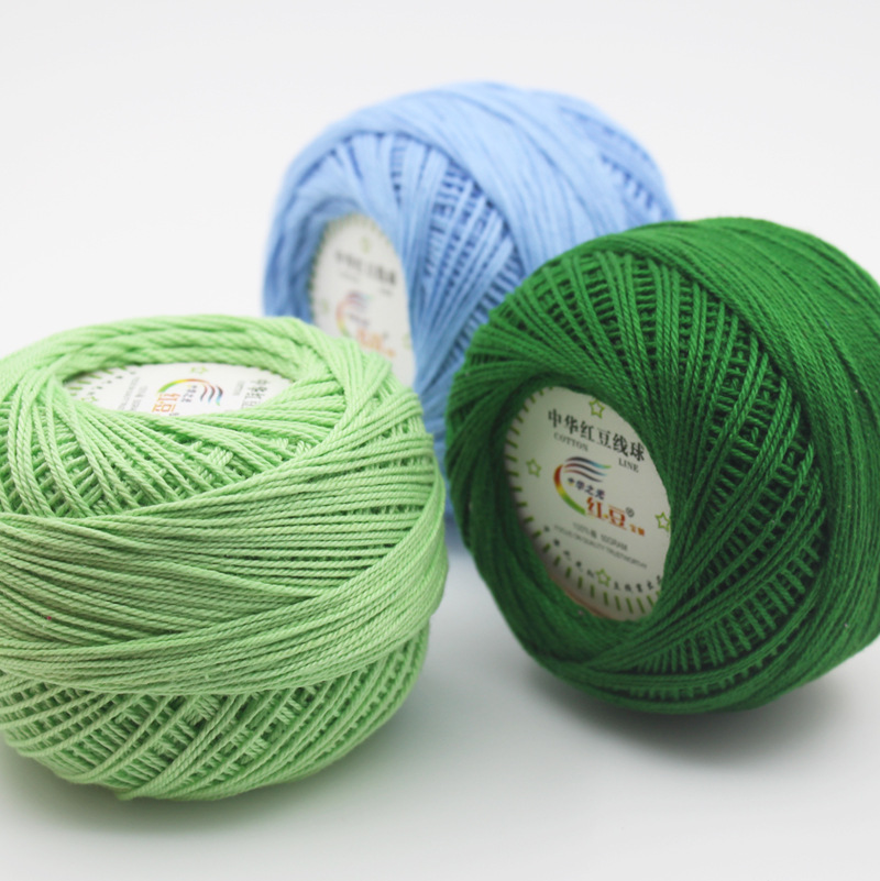 Picture of 3 # Size Lace Thread Crochet Wool Crochet Thread Crochet Thread Cotton Thread Coaster Thread Spring and Summer Wool