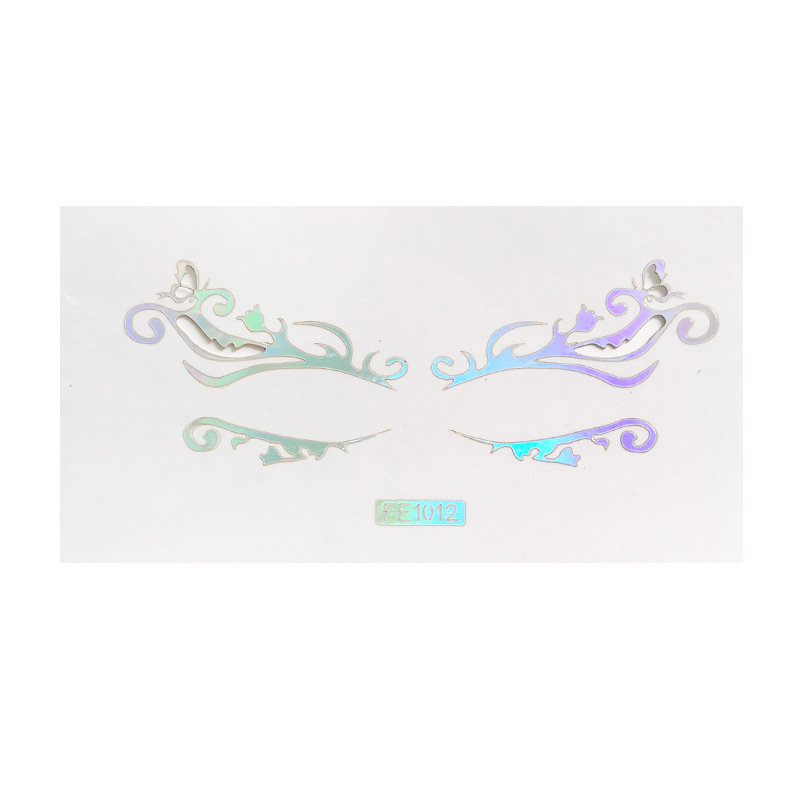 Picture of Spot Eyeliner Stickers for Lazy European and American Eye Makeup Stickers Laser Cut Out Template Makeup Painted Tattoo Stickers