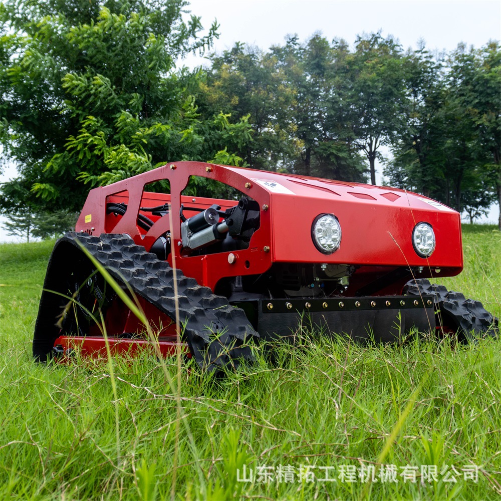 EPA remote control lawn mower, fully automatic crawler weed mower, orchard lawn weeding, garden weed removal equipment