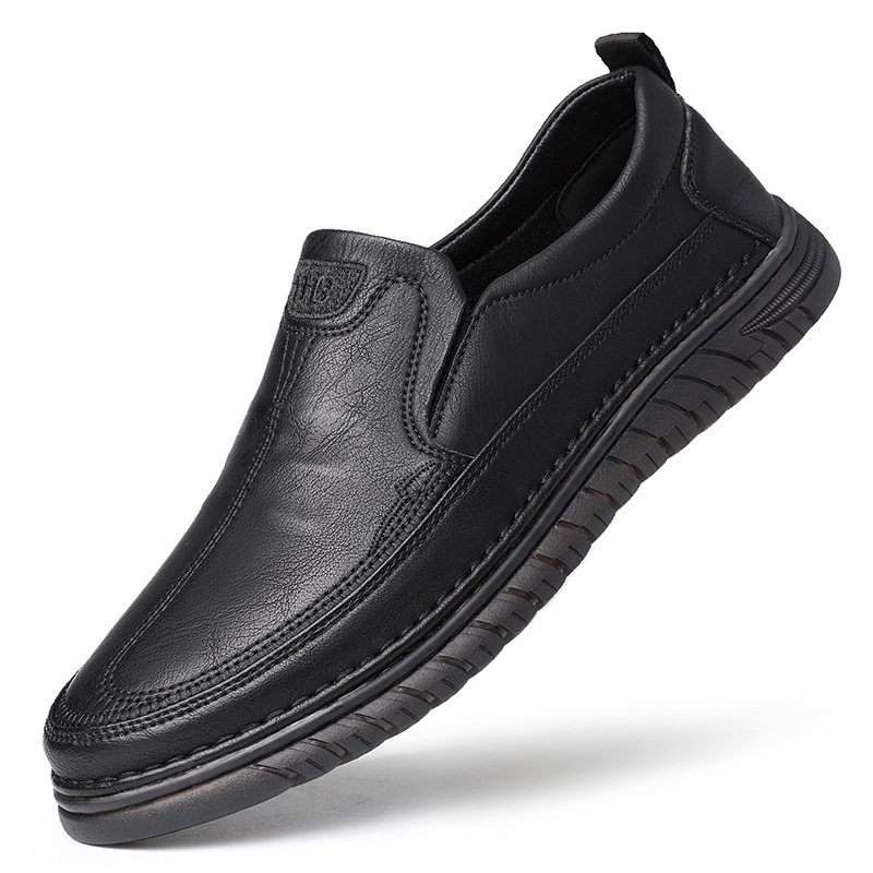 8531 Men's Shoes Driving Casual Shoes Lefu Handmade Flat Shoes Spring Car Stitching Slip-on Beanie Shoes