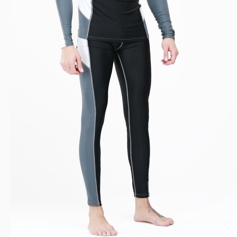 Picture of Sharbat men's long-sleeved diving suit sun protection swimsuit quick-drying jellyfish suit top snorkeling slim diving swimsuit