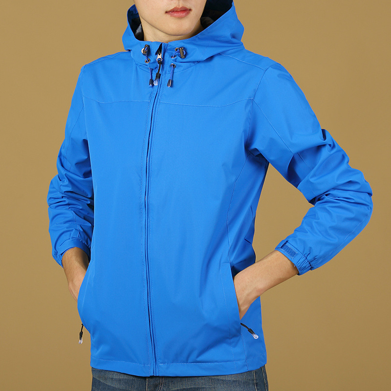 Picture of Spring and Autumn Men's Jacket Casual Jacket Men's Jacket Windproof Rainproof Outdoor Sports Hooded Jacket Men's Jacket