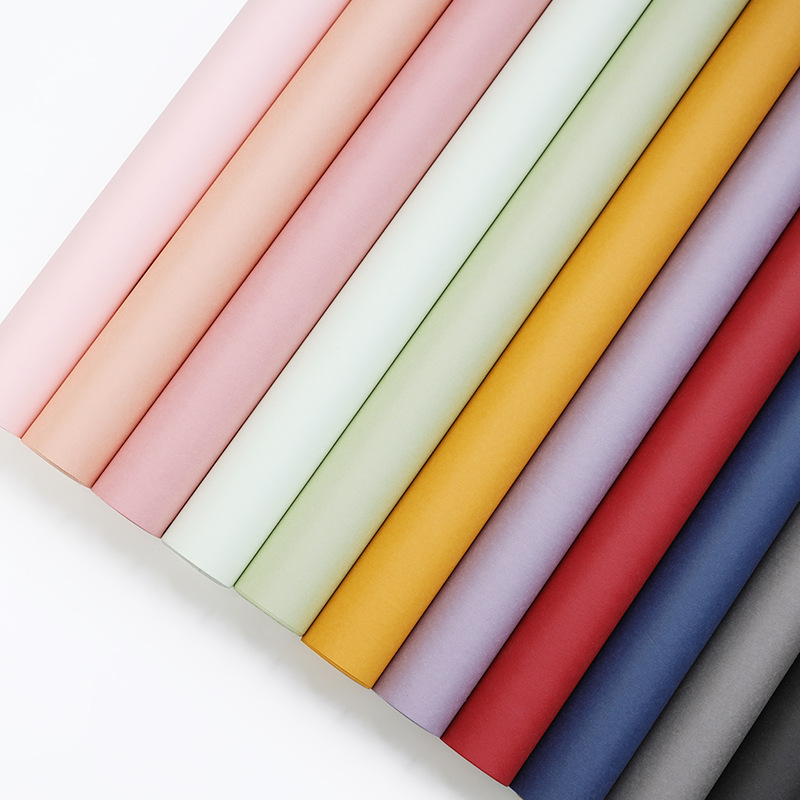 Picture of Solid Color Fenghua Paper Tear Resistant Waterproof Kraft Paper Flower Wrapping Paper Material Valentine's Day Flower Shop Flower Wrapping Paper