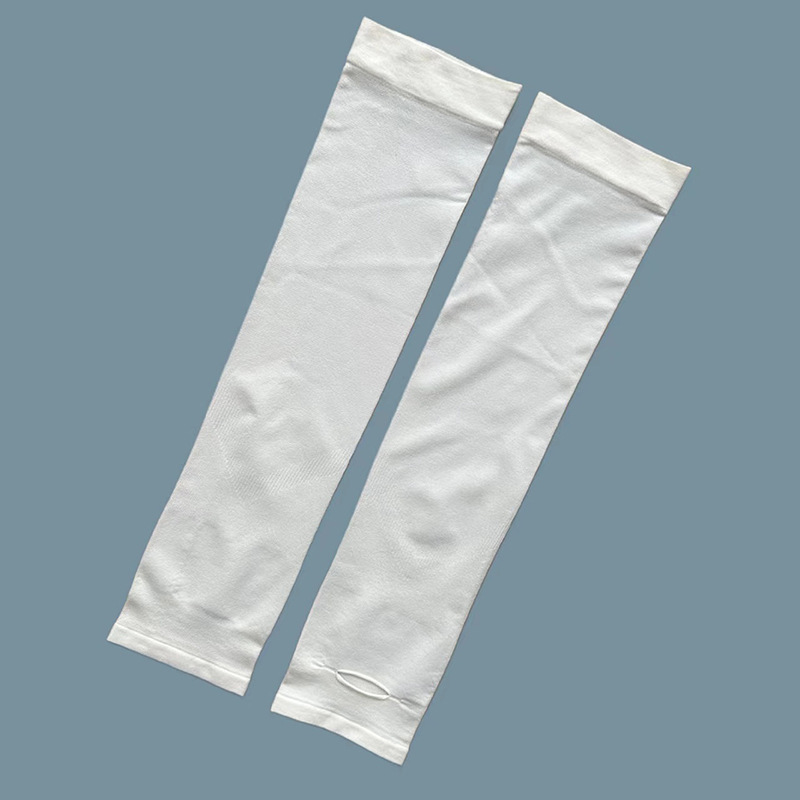 Picture of Ice Sleeves Sun Protection Sleeves for Men and Women, Ice Silk Sleeves with Customized Logo, Outdoor Cycling Anti-Uv Pure Color Ice Sleeves Arm Guards
