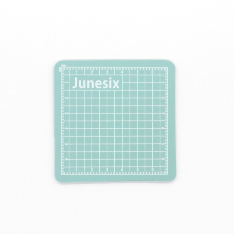Picture of Junesix cutting board mini cutting pad manual model 8x 8cm hand account cutting pad 2.4MM