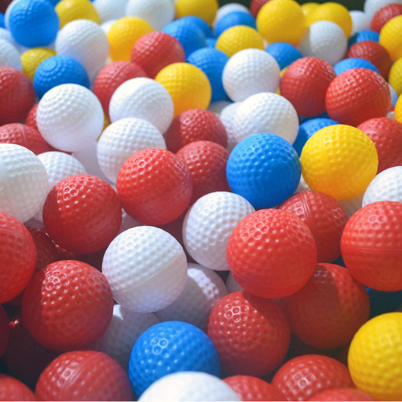 Picture of Golf Indoor Practice Ball Plastic Hollow Ball 42mm Colorfulful Golf Ball Kidsren's Toy Ball