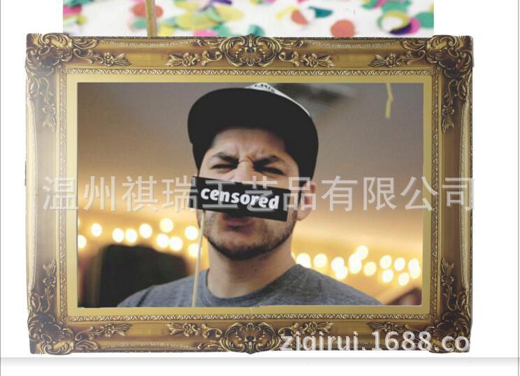 Cross-border for classic European gold paper photo frame props wedding photography DIY location theme hand