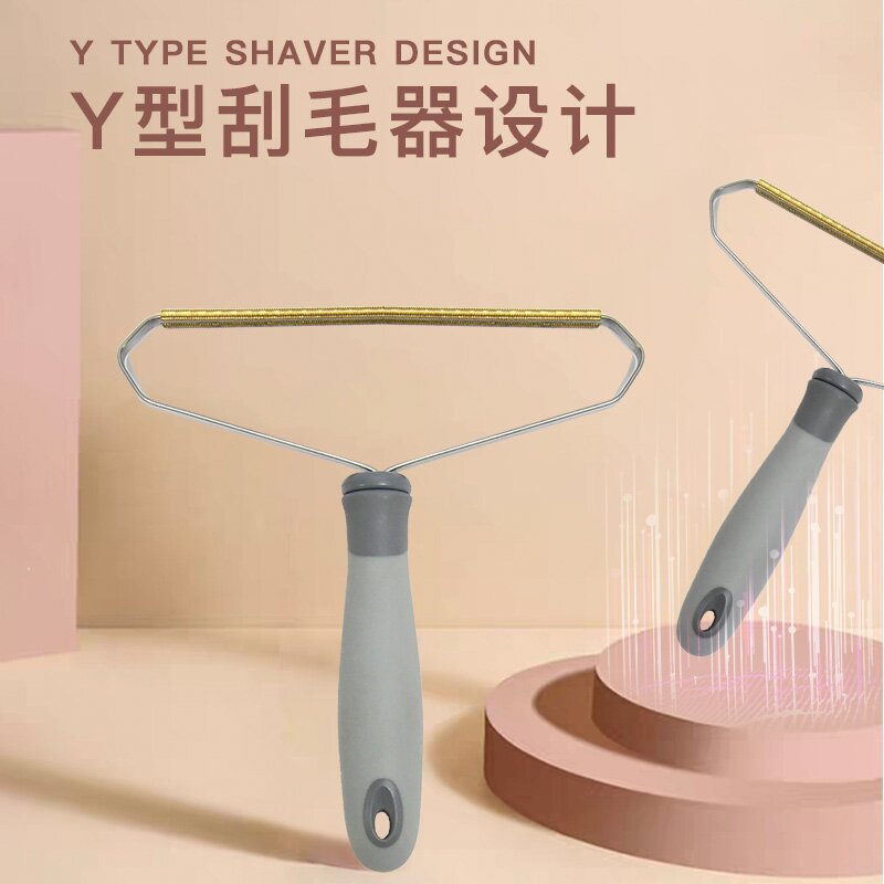 Cross-border dust removal anti-static hair removal brush coat ball brush double-sided scraper pet manual scraper
