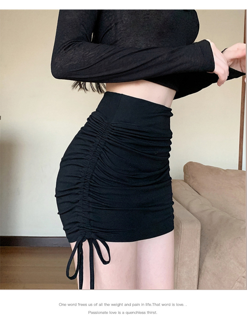 Amazon cross-border foreign trade Europe and the United States women's sexy high waist slimming hip skirt 2023 Summer new skirt women