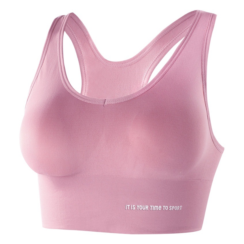 European and American beauty back sports bra shockproof anti-drooping push up yoga running fitness underwear women's outer wear plus size bra