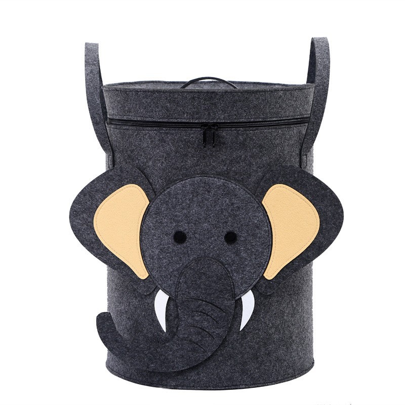 Wholesale Non-Woven Fabric Dirty Clothes Three-Dimensional Storage Bucket Large Basket Miscellaneous Items Toy Organizer Bag Large Capacity Storage Home Use