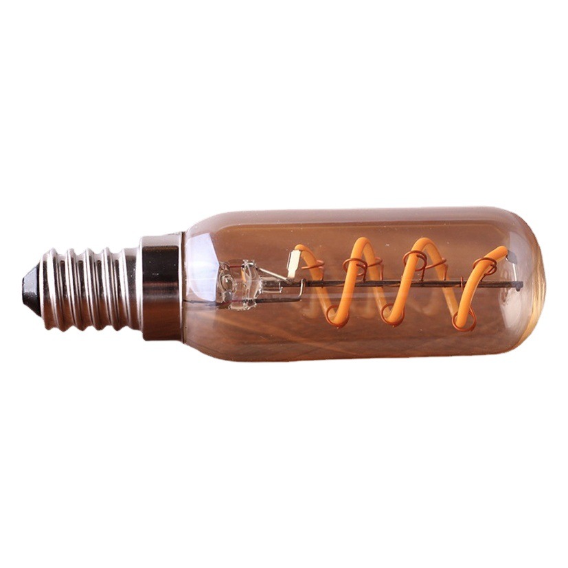 Aliexpress Cross-Border 110V Light Bulb Led Edison Retro Warm Yellow Dimming T25 Tube Bulb Soft Filament Decorative Light Source