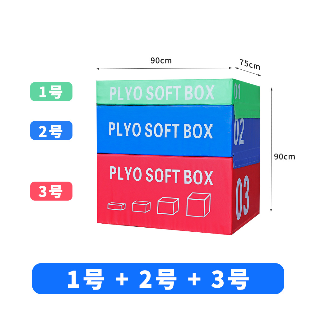 Picture of Jumping Box Soft Four-in-One Combination Jumping Box Fitness Jumping Box Children's Fitness Training Equipment Software Step Training