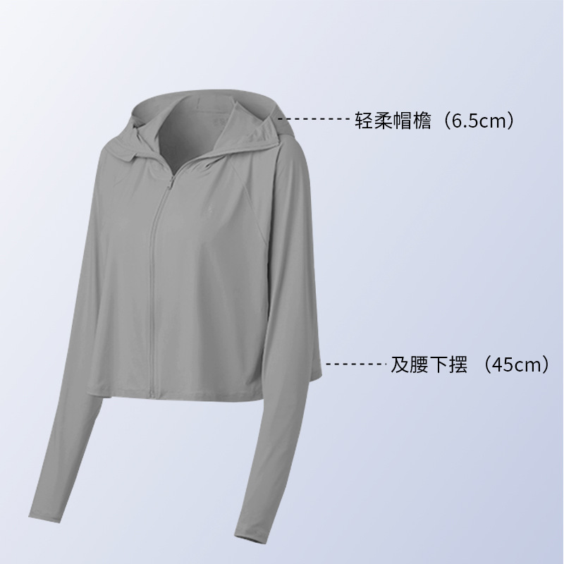 Picture of Summer Jiao Style Sun Protection Clothing for Women, Sun Protection Shawl with Black Rubber Brim, Uv Protection, Cloud Yarn Ice Silk