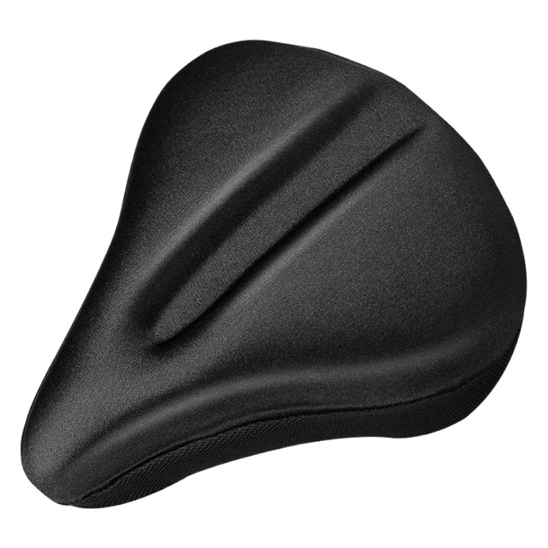 Bicycle Cushion Cover Bicycle Large Silicone Saddle Cover Widened Soft Cushion Spinning Bicycle Riding Seat Cover