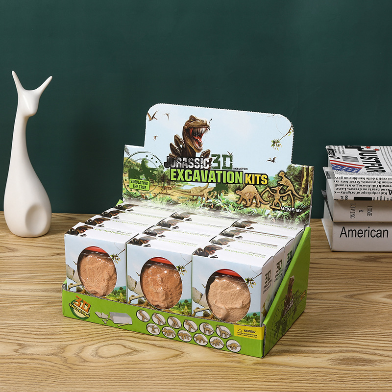 Picture of Cross-border Archaeological Digging Blind Box Dinosaur Digging Treasure Toy Model Digging Archaeological Toys Dinosaur Eggs Archaeological Digging Treasure