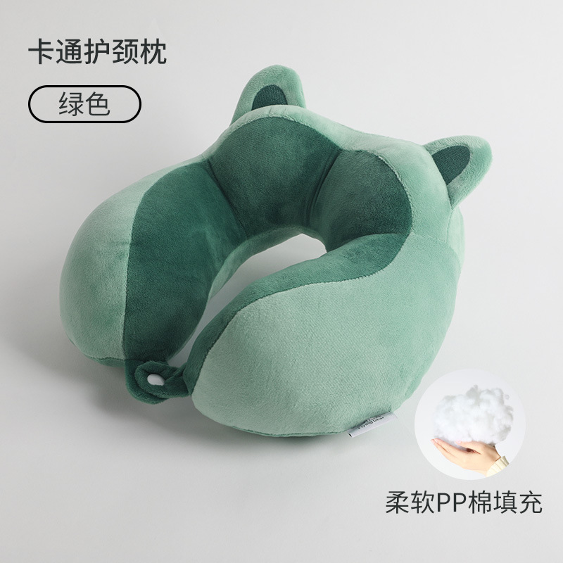 Picture of PP cotton u-shaped pillow travel pillow crystal velvet comfortable neck pillow office nap can add logo gift wholesale