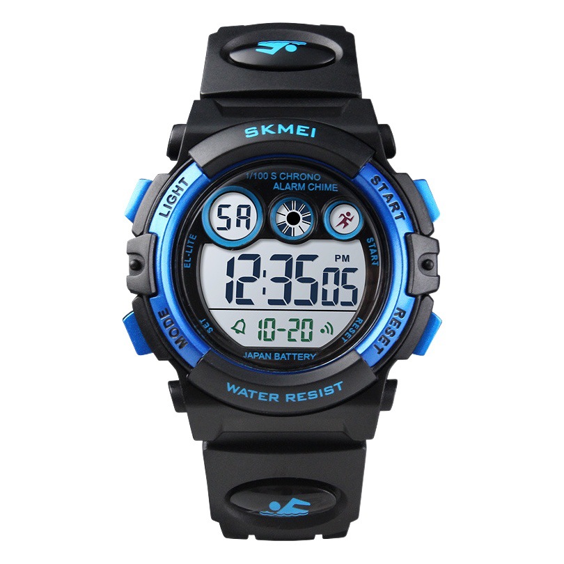 Cross-Border Supply Moment Beauty Kidsren's Watch Skmei Multifunctional Digital Watch Sports Digital Watch Luminous Waterproof