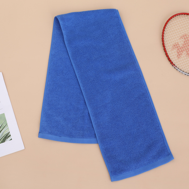 Picture of Cotton sports towel printed custom logo double-sided cotton 25*110cm sports towel hook outdoor sweat