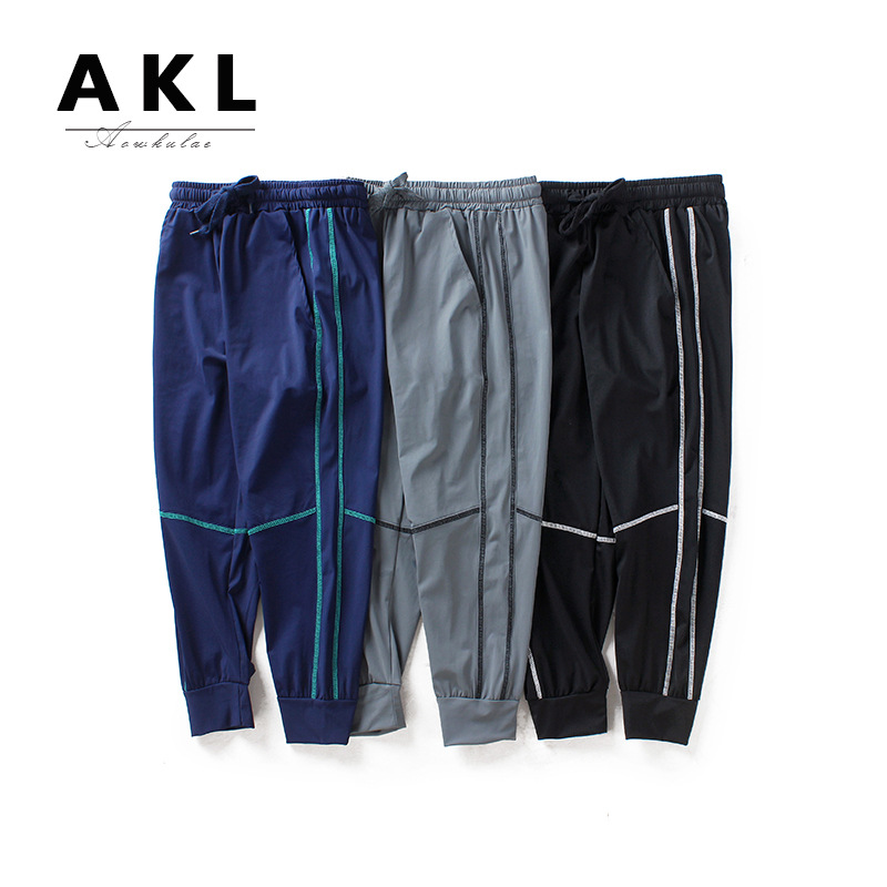 Picture of Summer Children's Pants Korean Boys' Ultra-thin Sports Pants Large Children's Casual Ice Silk Quick-drying Pants Children's Anti-mosquito Pants
