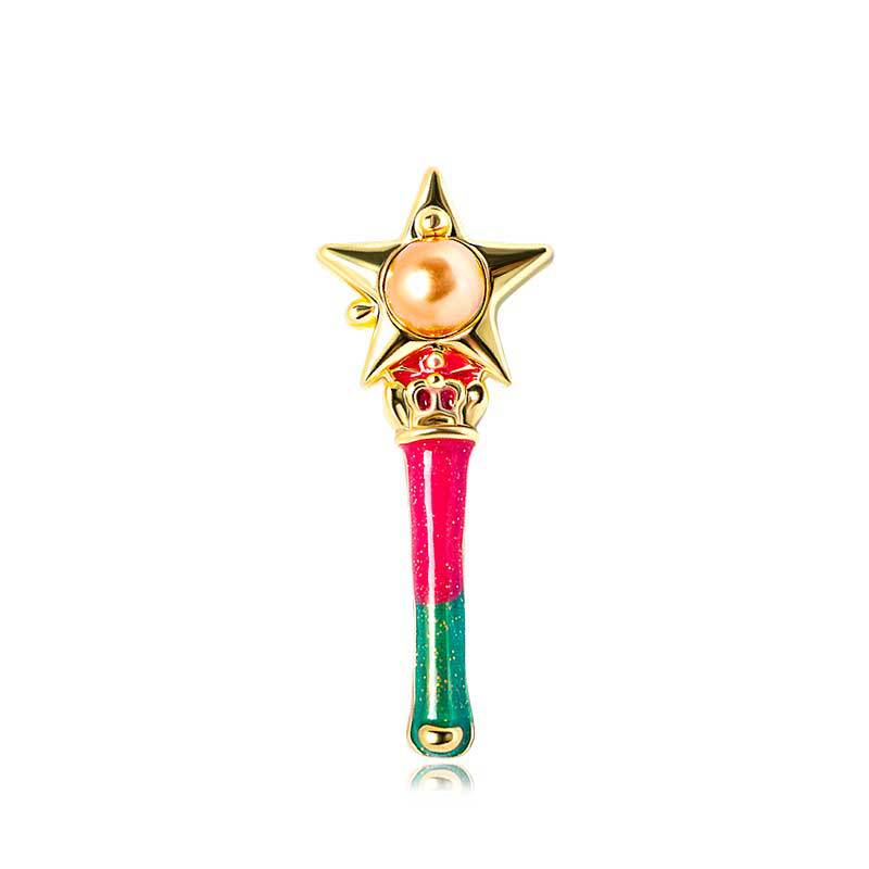 Picture of European and American Christmas brooch cartoon cute red brooch fashion high-end oil drop pin for men and women